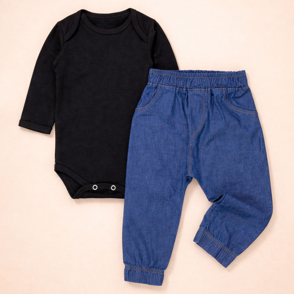 Conjunto 2 Pçs Para Passeio Com O Bebê Até 12 Meses