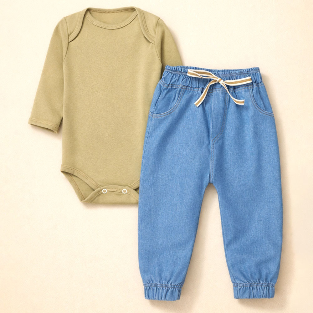Conjunto 2 Pçs Para Passeio Com O Bebê Até 12 Meses