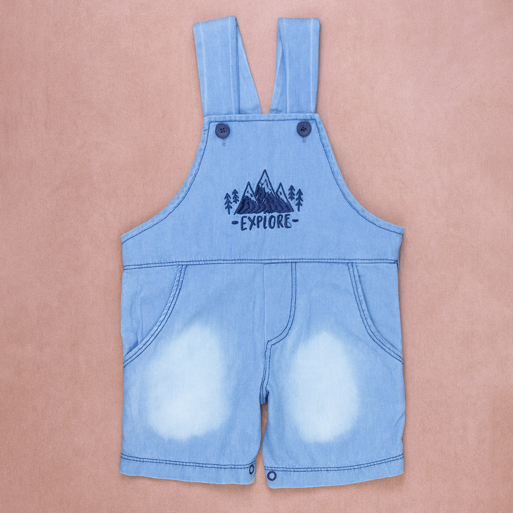 Jardineira Jeans Bebê - Conforto E Estilo Para Dias Quentes