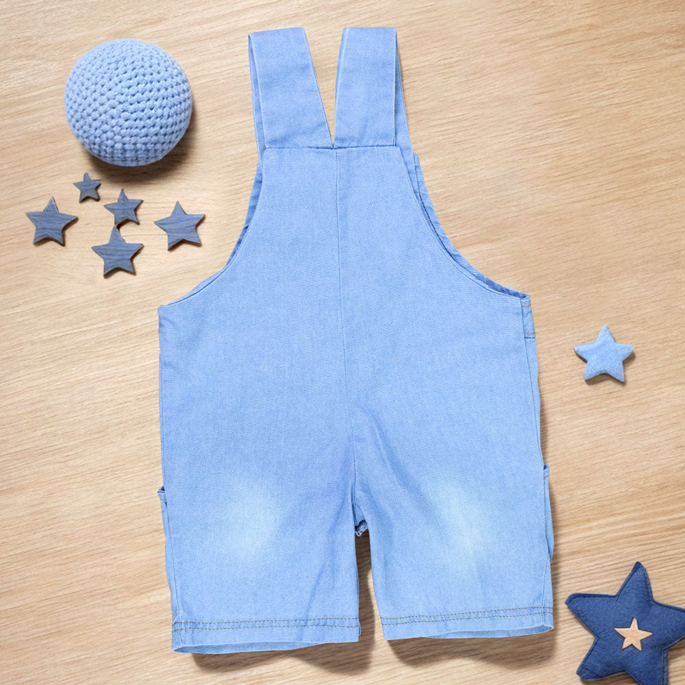 Jardineira Jeans Bebê Menino - Conforto E Estilo Verão