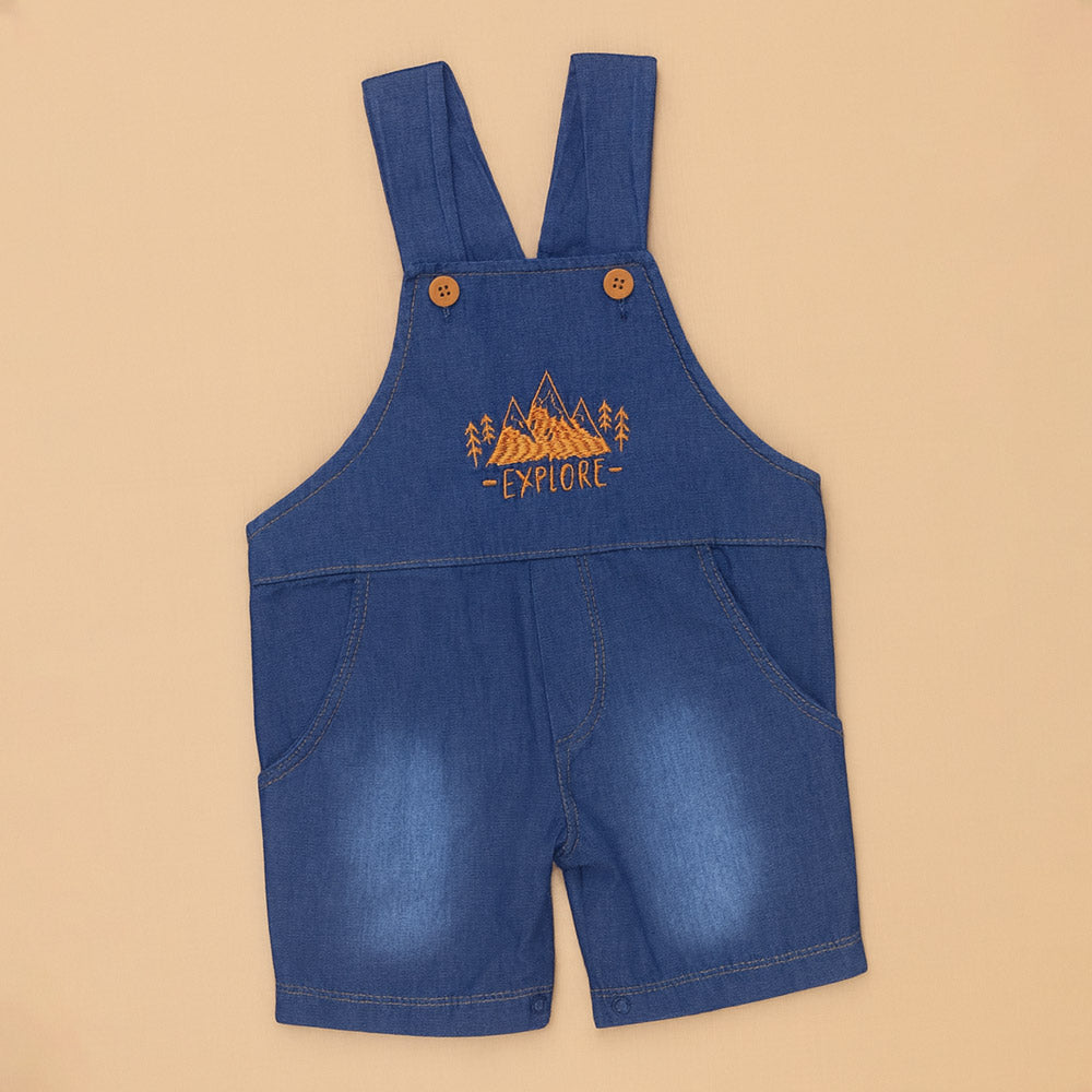 Jardineira Jeans Bebê - Conforto E Estilo Para Dias Quentes