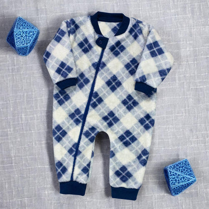 Macacão Longo Bebê Peluciado Soft Soft/Peluco com Zíper Frontal - Inverno