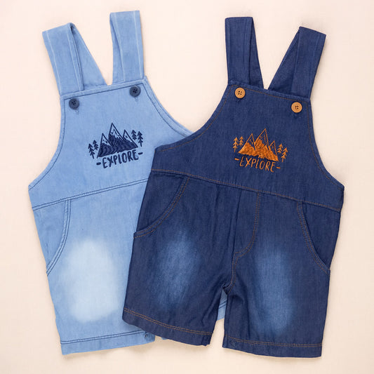 Jardineira Jeans Bebê - Conforto E Estilo Para Dias Quentes
