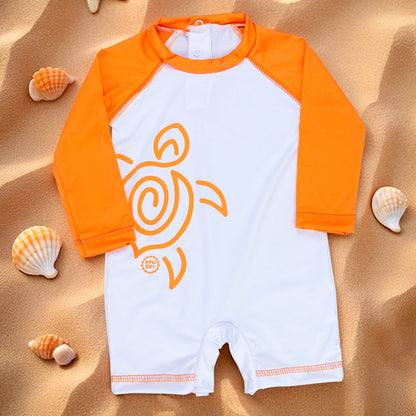 Macacão Praia Bebê com Proteção Solar UV50+ Térmico e Respirável