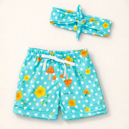 Shorts Com Faixinha Minimalista Para Bebês Até 12 Meses