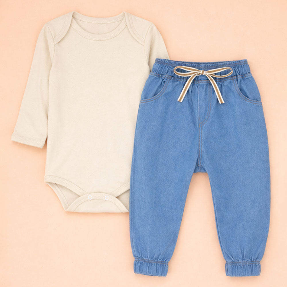 Conjunto 2 Pçs Para Passeio Com O Bebê Até 12 Meses