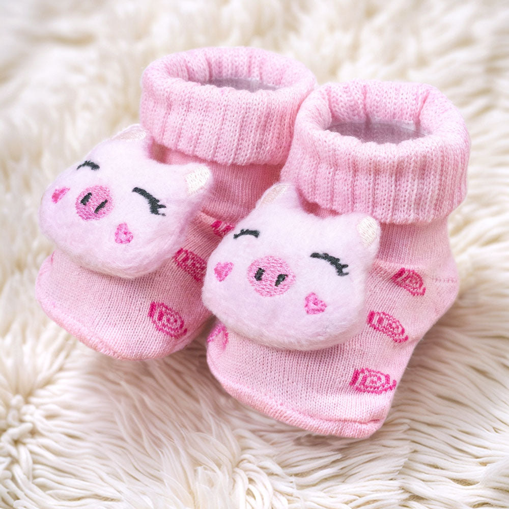Conjunto Macacão Em Plush 3d E Pantufa Lúdica Para Bebê Menina
