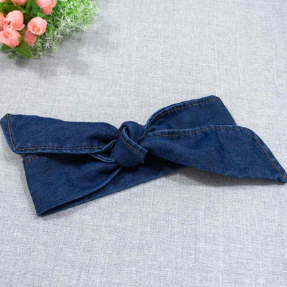 Conjunto Para Bebê Body E Calça Jeans Com Faixinha Branco