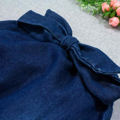 Conjunto Para Bebê Body E Calça Jeans Com Faixinha Branco