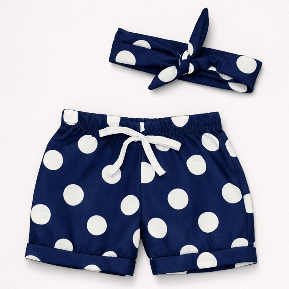 Shorts Com Faixinha Minimalista Para Bebês Até 12 Meses