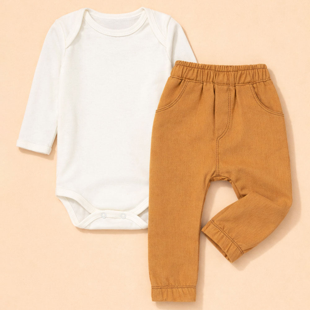 Conjunto 2 Pçs Para Passeio Com O Bebê Até 12 Meses