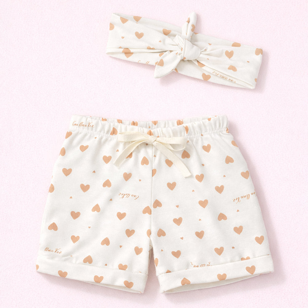 Shorts Com Faixinha Minimalista Para Bebês Até 12 Meses