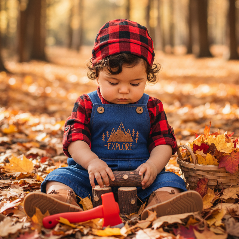 Jardineira Jeans Bebê - Conforto E Estilo Para Dias Quentes